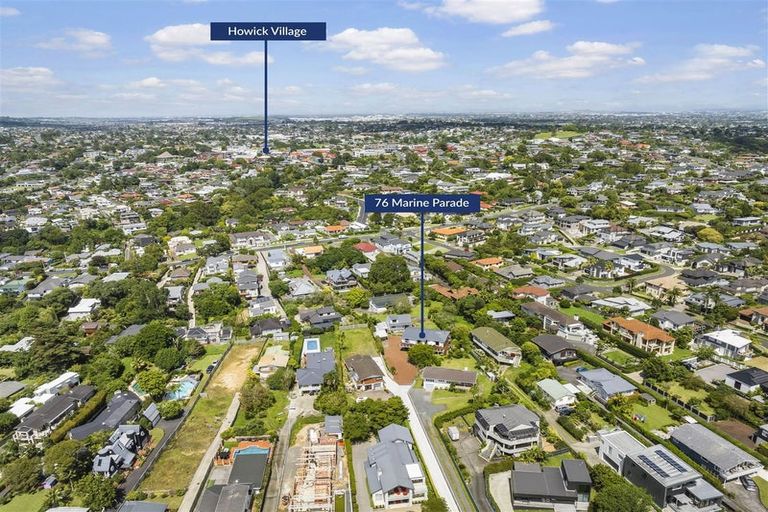 Photo of property in 76 Marine Parade, Mellons Bay, Auckland, 2014