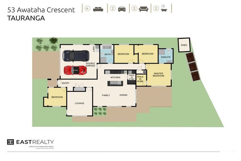 Photo of property in 53 Awataha Crescent, Pyes Pa, Tauranga, 3110