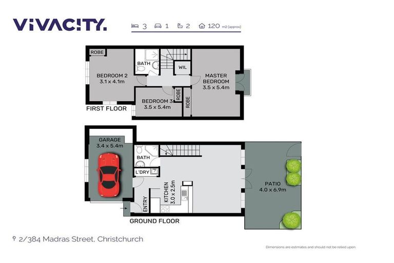 Photo of property in 2/384 Madras Street, Christchurch Central, Christchurch, 8013
