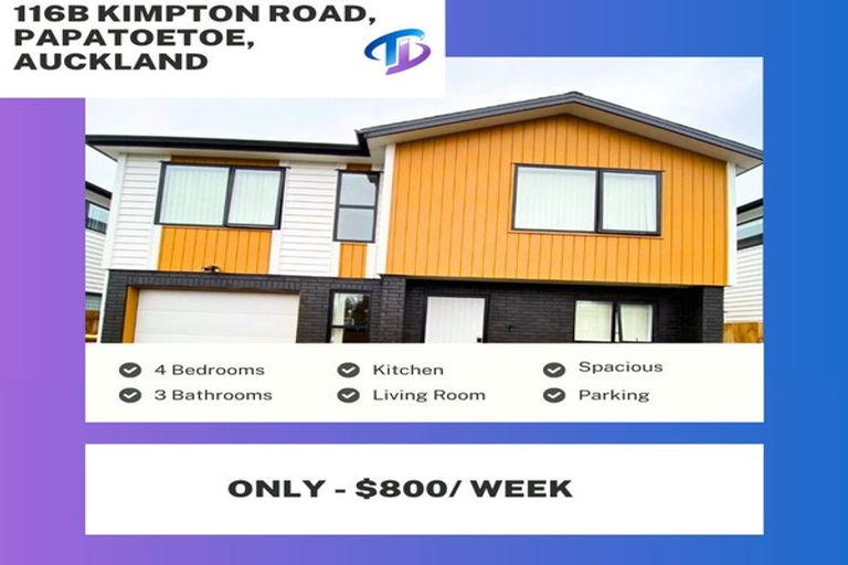 Photo of property in 116b Kimpton Road, Papatoetoe, Auckland, 2025