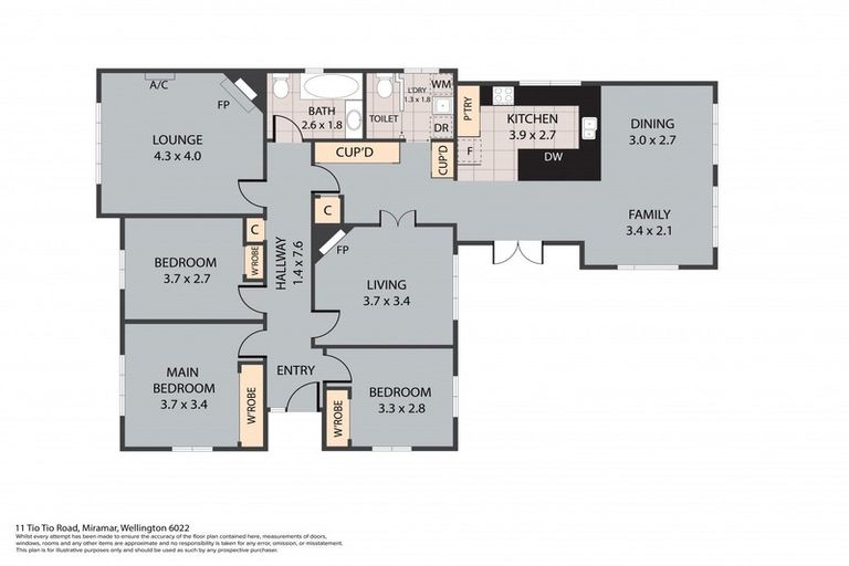 Photo of property in 11 Tio Tio Road, Miramar, Wellington, 6022