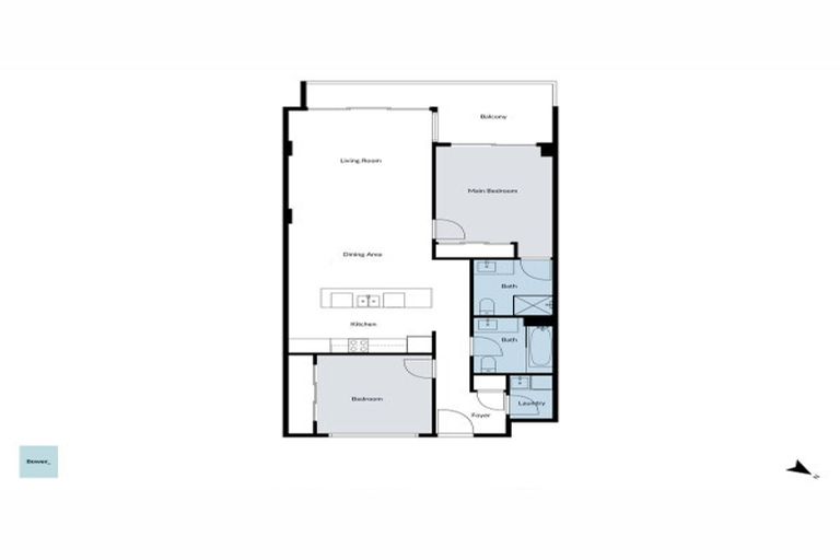 Photo of property in Quayside Apartments, 204/11 George Street, Whakatane, 3120