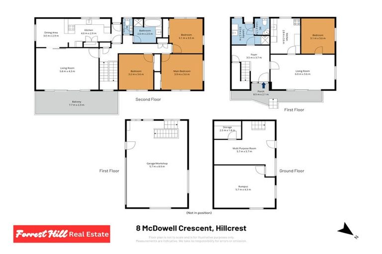 Photo of property in 8 Mcdowell Crescent, Hillcrest, Auckland, 0627