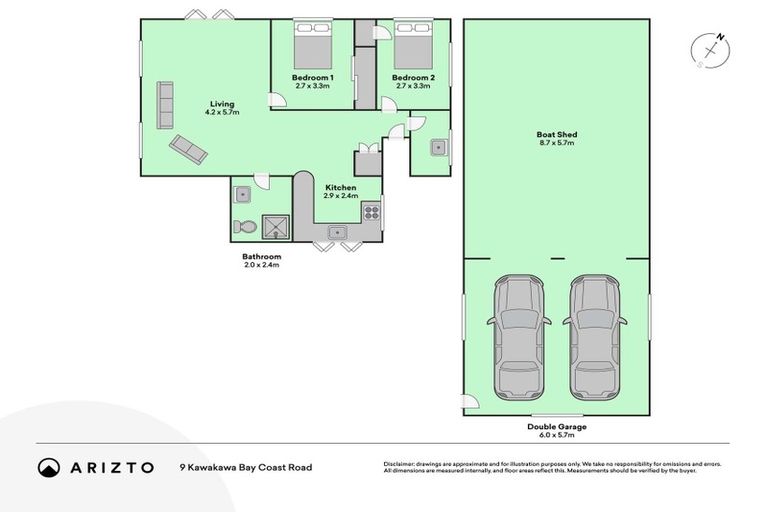 Photo of property in 9 Kawakawa Bay Coast Road, Kawakawa Bay, Papakura, 2585