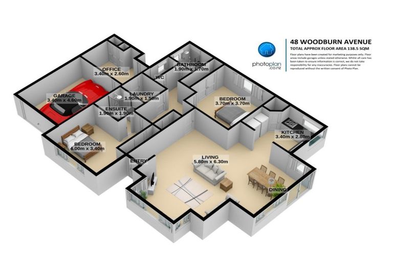 Photo of property in 48 Woodburn Avenue, Flagstaff, Hamilton, 3210