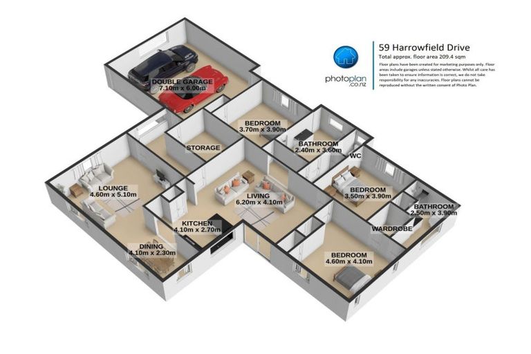 Photo of property in 59 Harrowfield Drive, Harrowfield, Hamilton, 3210