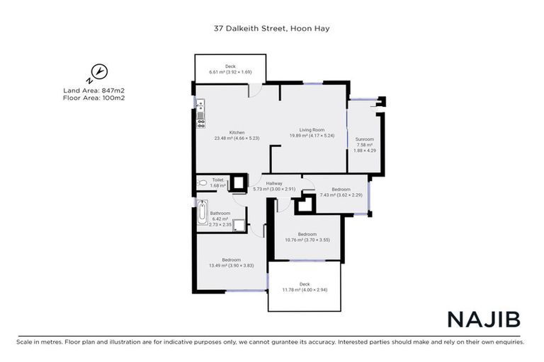 Photo of property in 37 Dalkeith Street, Hoon Hay, Christchurch, 8025