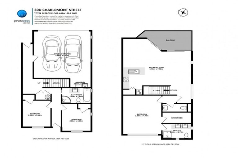 Photo of property in 30d Charlemont Street, Whitiora, Hamilton, 3200