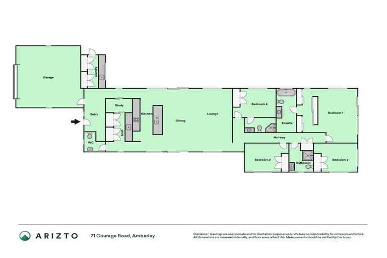 Photo of property in 71 Courage Road, Amberley, 7410