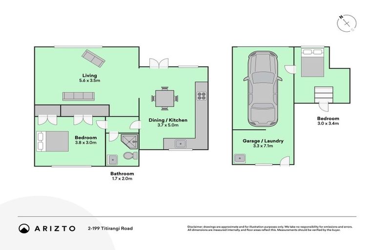 Photo of property in 2/199 Titirangi Road, Titirangi, Auckland, 0604