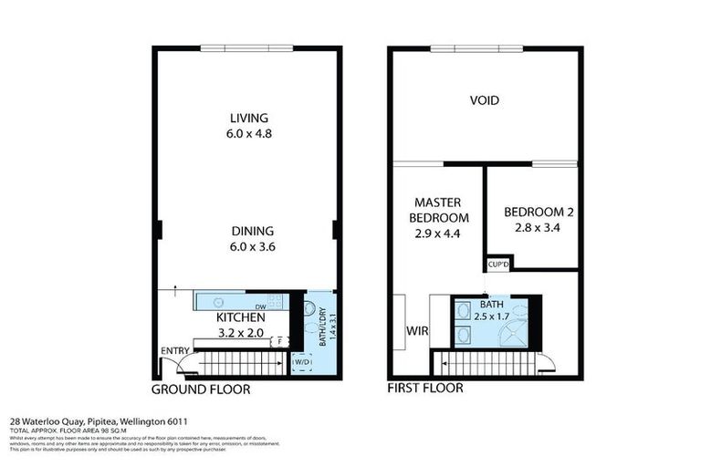 Photo of property in Waterloo Quay Apartments, 208/28 Waterloo Quay, Pipitea, Wellington, 6011