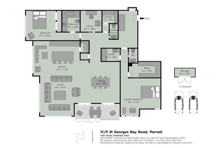 Photo of property in 1c/9 Saint Georges Bay Road, Parnell, Auckland, 1052