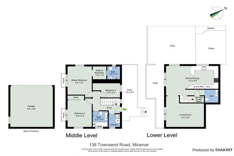 Photo of property in 138 Townsend Road, Miramar, Wellington, 6022