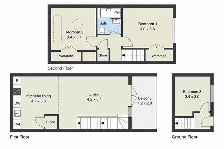 Photo of property in Mondrian Townhouses, 7/24 Hanson Street, Mount Cook, Wellington, 6021