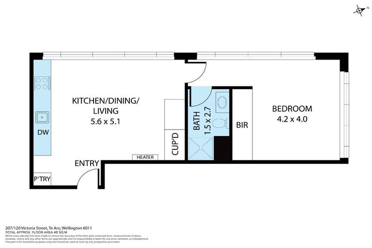 Photo of property in A C Nielsen House, 207/120 Victoria Street, Te Aro, Wellington, 6011