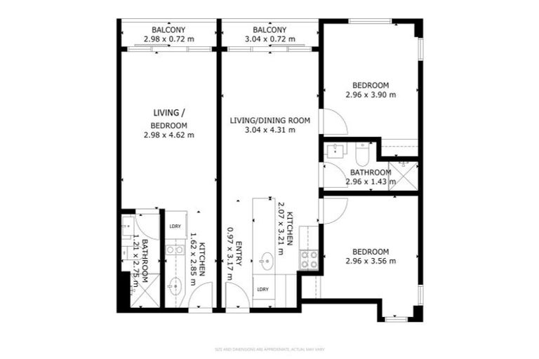 Photo of property in Monvie Apartments, 808/15 Holland Street, Te Aro, Wellington, 6011