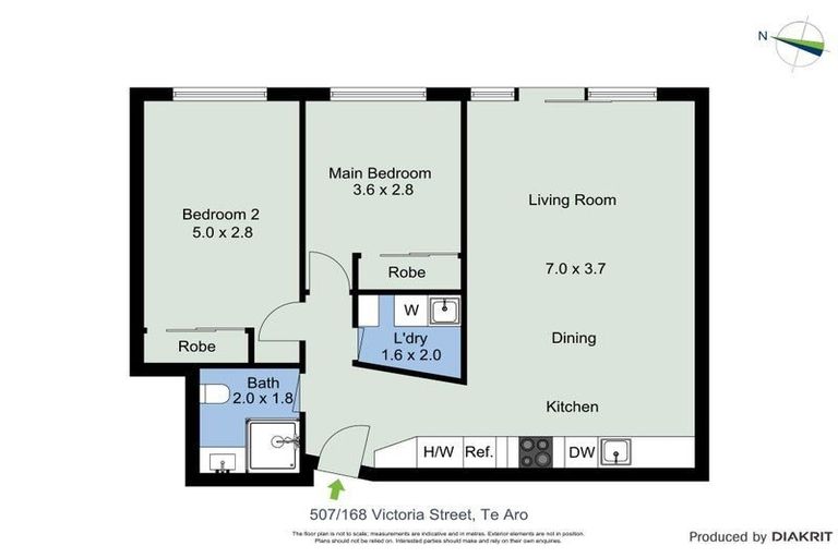 Photo of property in Vsp South, 507/168 Victoria Street, Te Aro, Wellington, 6011