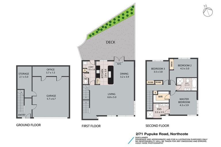 Photo of property in 2/71 Pupuke Road, Northcote, Auckland, 0627