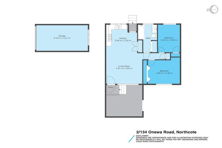 Photo of property in 2/134 Onewa Road, Northcote, Auckland, 0627