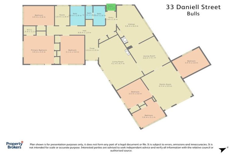 Photo of property in 33 Daniell Street, Bulls, 4818