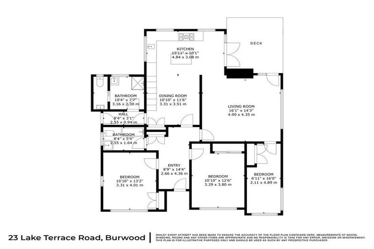 Photo of property in 23 Lake Terrace Road, Burwood, Christchurch, 8061