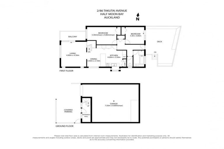 Photo of property in 2/86 Takutai Avenue, Half Moon Bay, Auckland, 2012