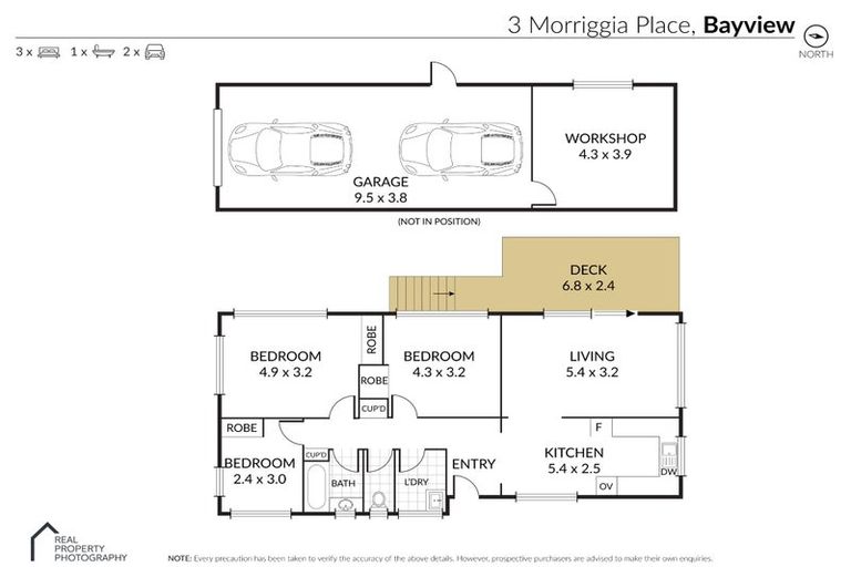Photo of property in 3 Morriggia Place, Bayview, Auckland, 0629