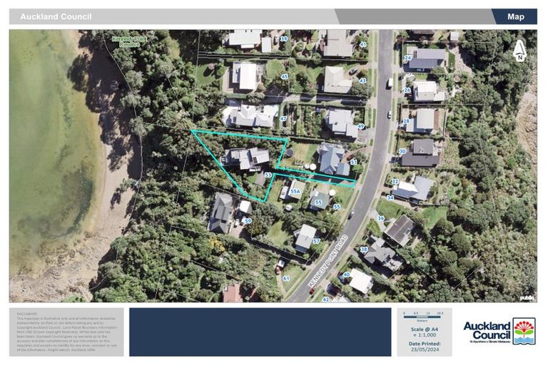 Photo of property in 53 Kennedy Point Road, Surfdale, Waiheke Island, 1081