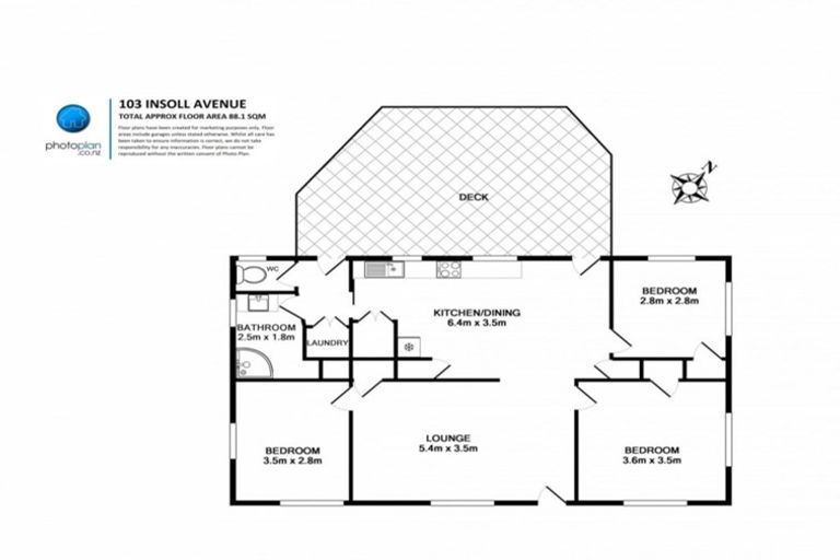 Photo of property in 103 Insoll Avenue, Enderley, Hamilton, 3214