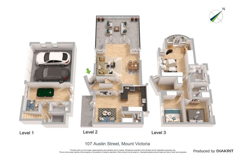 Photo of property in 107 Austin Street, Mount Victoria, Wellington, 6011