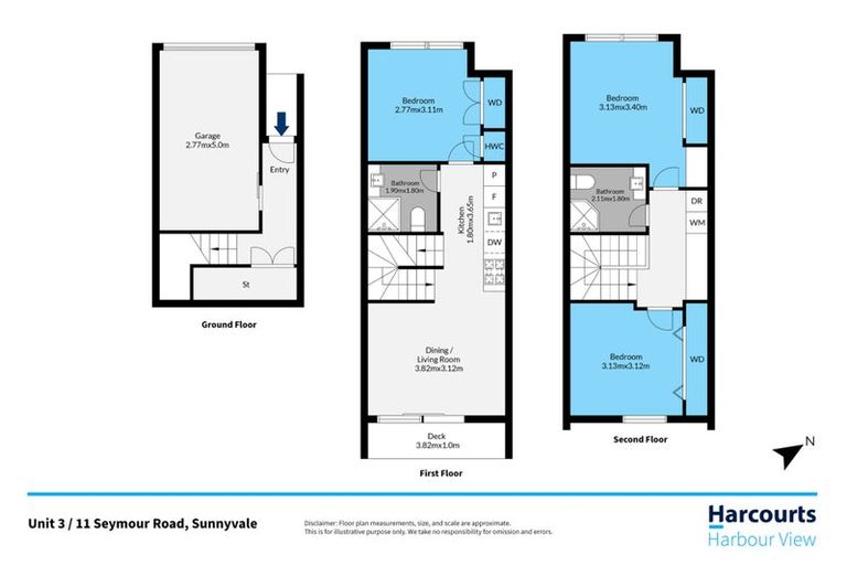 Photo of property in 3/11 Seymour Road, Sunnyvale, Auckland, 0612