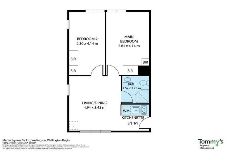 Photo of property in Martin Square Apartments, 209/20 Martin Square, Te Aro, Wellington, 6011