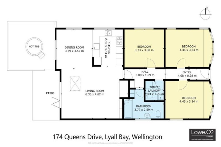 Photo of property in 174 Queens Drive, Lyall Bay, Wellington, 6022