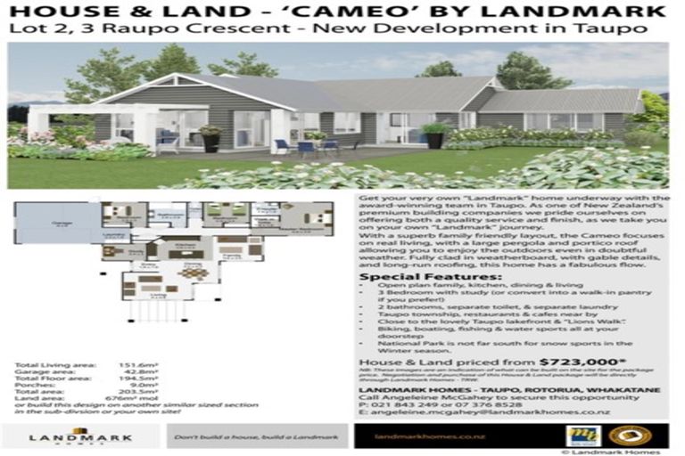 Photo of property in 3 Raupo Crescent, Wharewaka, Taupo, 3330