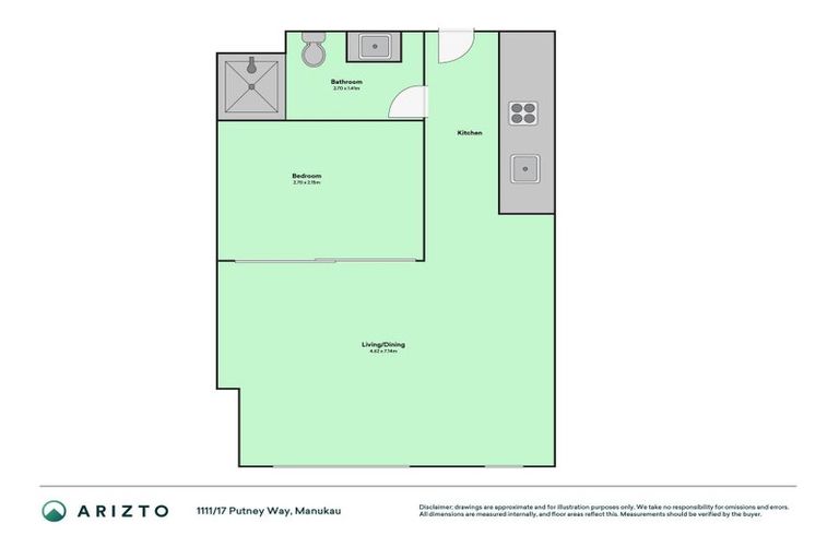 Photo of property in Twin Towers, 1111/17 Putney Way, Manukau, Auckland, 2104