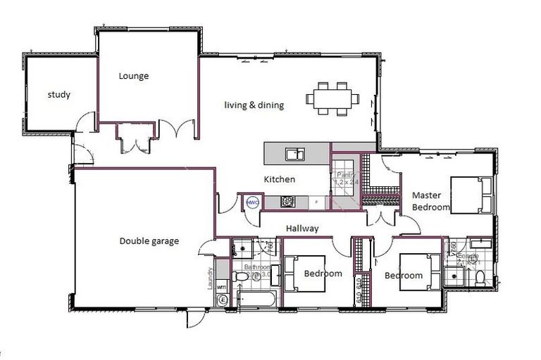 Photo of property in 6 Omahuru Road, Glenbrook, 2681