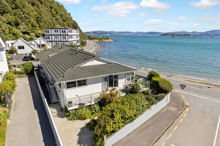Photo of property in 1a Gill Road, Lowry Bay, Lower Hutt, 5013