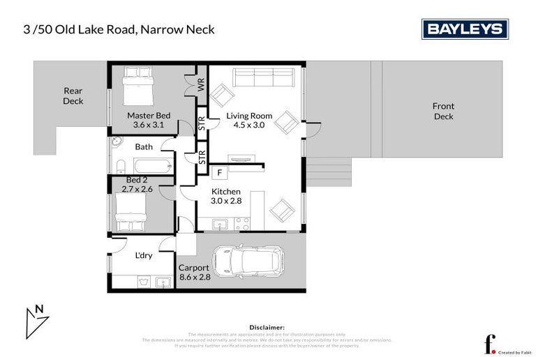 Photo of property in 3/50 Old Lake Road, Narrow Neck, Auckland, 0624