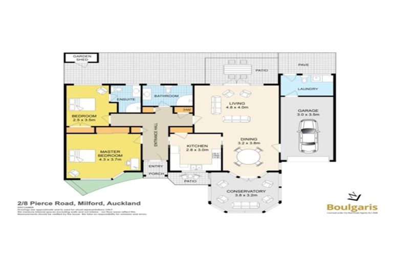 Photo of property in 2/8 Pierce Road, Milford, Auckland, 0620