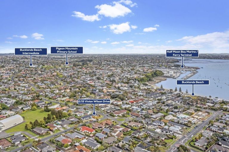 Photo of property in 2/15 Vivian Wilson Drive, Eastern Beach, Auckland, 2012