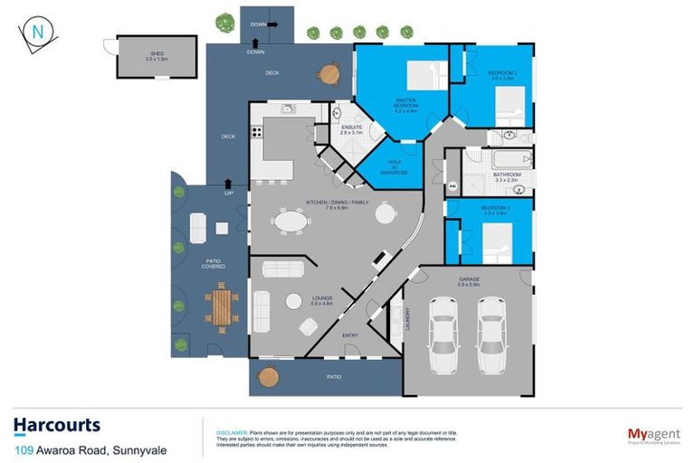 Photo of property in 109 Awaroa Road, Sunnyvale, Auckland, 0612