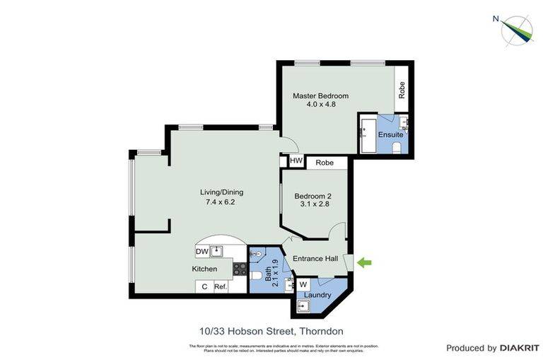 Photo of property in The Villas, 10/33 Hobson Street, Thorndon, Wellington, 6011