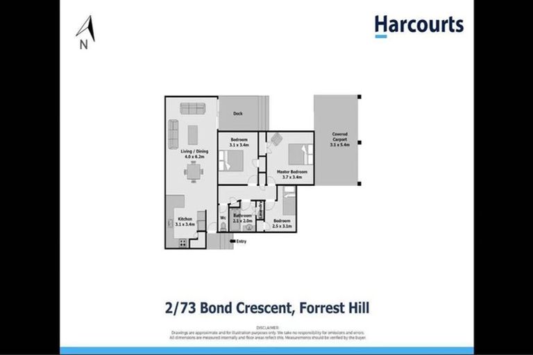 Photo of property in 2/73 Bond Crescent, Forrest Hill, Auckland, 0620