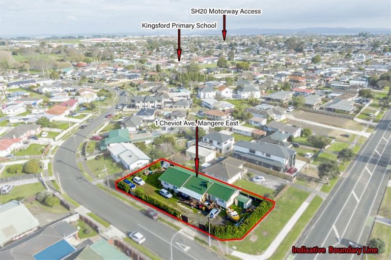 Photo of property in 1 Cheviot Street, Mangere East, Auckland, 2024