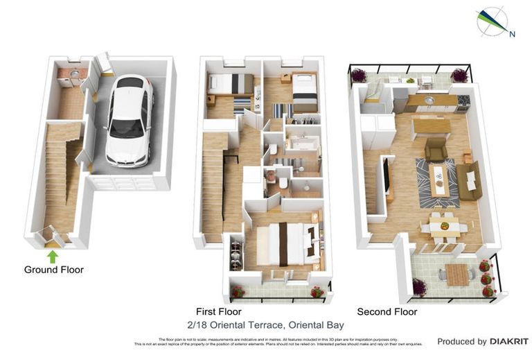 Photo of property in 2/18 Oriental Terrace, Oriental Bay, Wellington, 6011