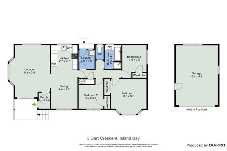 Photo of property in 3 Dart Crescent, Island Bay, Wellington, 6023