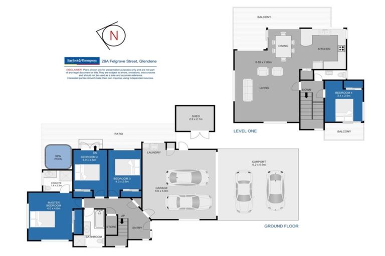 Photo of property in 28a Felgrove Street, Glendene, Auckland, 0602