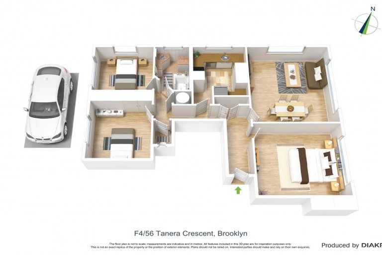 Photo of property in 4/56 Tanera Crescent, Brooklyn, Wellington, 6021