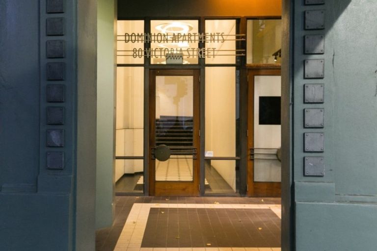 Photo of property in Dominion Apartments, 11/80 Victoria Street, Wellington Central, Wellington, 6011