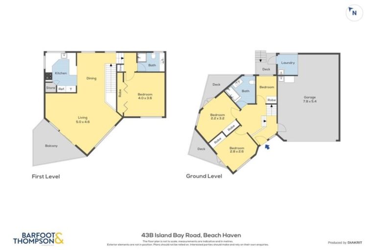 Photo of property in 43b Island Bay Road, Beach Haven, Auckland, 0626